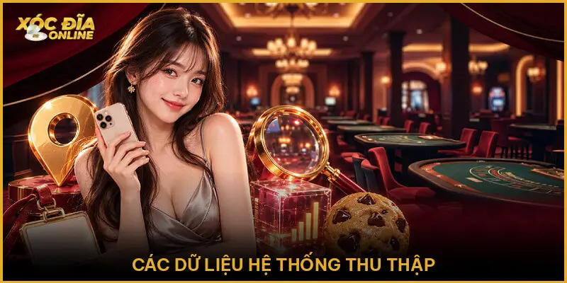 Các dữ liệu hệ thống thu thập