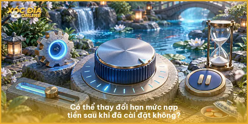 Có thể thay đổi hạn mức nạp tiền sau khi đã cài đặt không?
