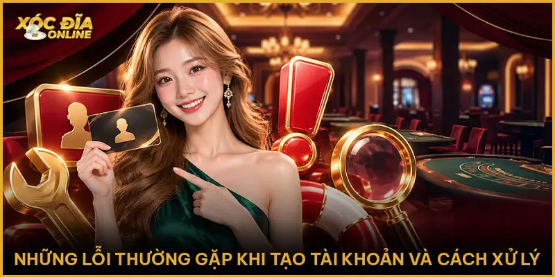 Những lỗi thường gặp khi tạo tài khoản và cách xử lý