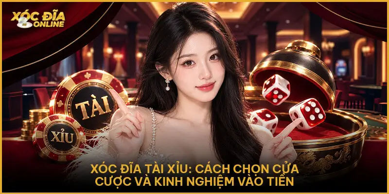 Xóc Đĩa Tài Xỉu: Cách chọn cửa cược và kinh nghiệm vào tiền
